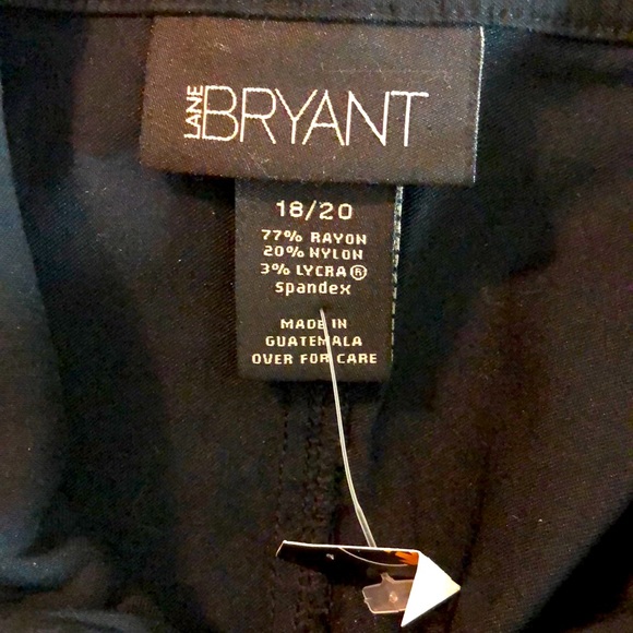 LANE BRYANT size 18/20 Full Zip Dual Silver Classic Black
Stretchy $119 NEW - Picture 8 of 11